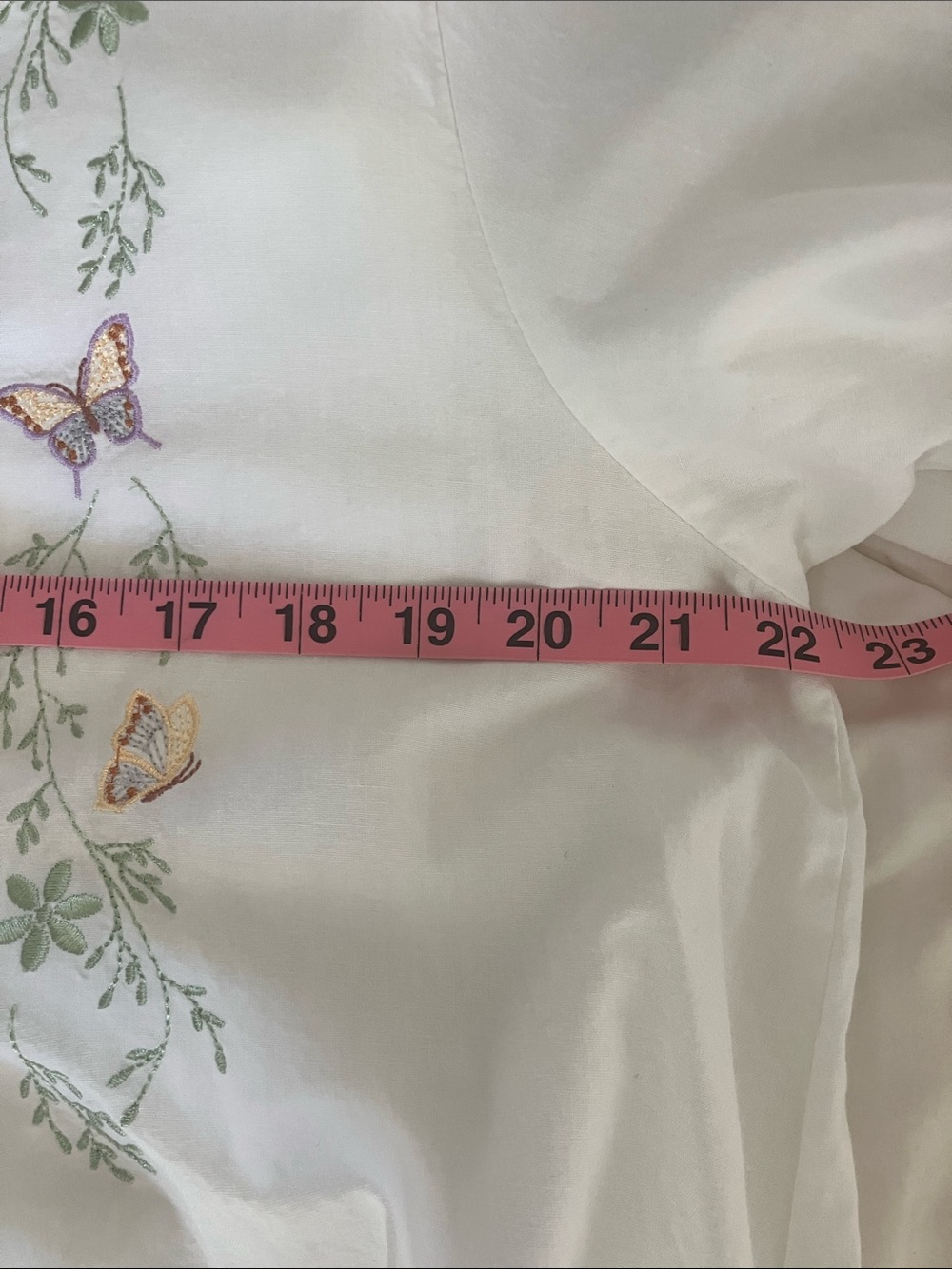 THE 1 For U White Embroidered "Kate" Victorian Long Cotton Nightgown L US NWOT - Picture 8 of 11